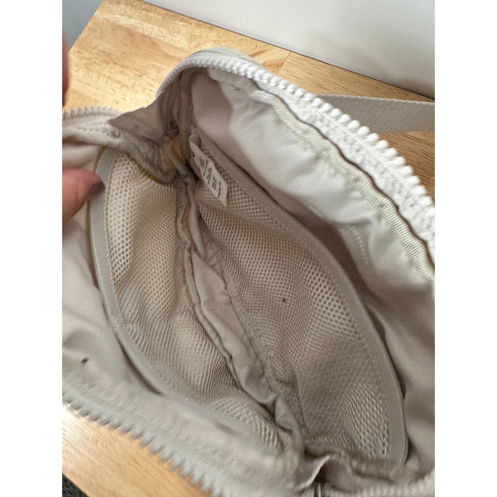 Lululemon Everywhere Belt Bag 1L 2L White Recycled Nylon Fanny Pack Lot of 2 - Picture 12 of 14